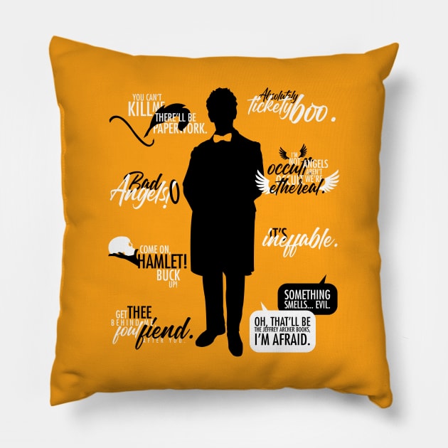 Good Omens: Aziraphale Pillow by firlachiel