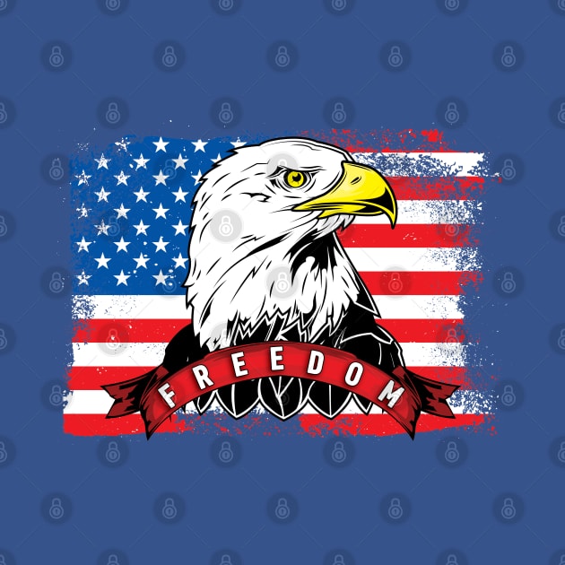 American Freedom Eagle by Graphico