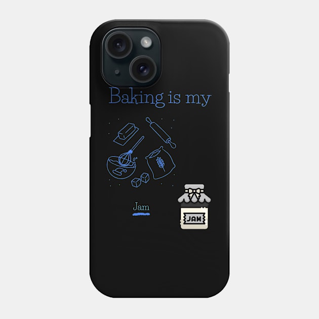 Baking is my Jam Phone Case by Cectees