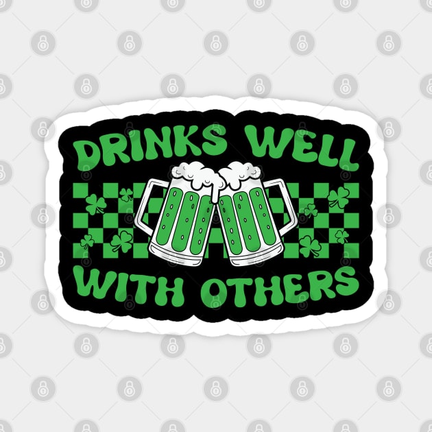 Lucky Vibes: Celebrate St. Patrick’s Day in Style Magnet by Steve