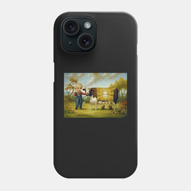 the ox suckling romulus and remus 1997 - Mark Ryden Phone Case by Kollagio