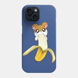 Tiny Hamster, Big Banana Phone Case