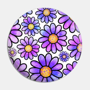 Flowers Pattern Pin