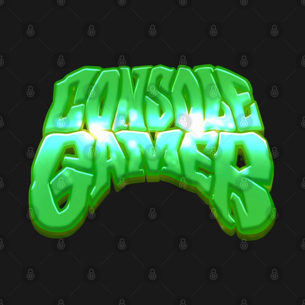 CONSOLE GAMER Green Graffiti by CreativeOpus