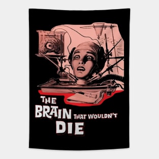 The Brain That Wouldn't Die, From A 1962 Horror Movie Poster Tapestry