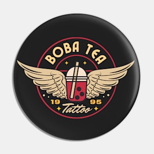 Boba Tattoo Pin