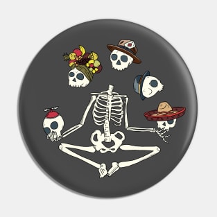 Indecisive Skeleton Pin