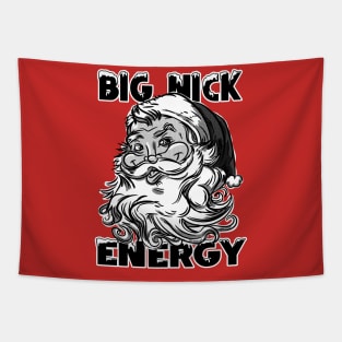 Big Nick Energy Retro Santa Tapestry