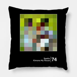 Sparks - Kimono My House / Minimalist Style Graphic Design Pillow