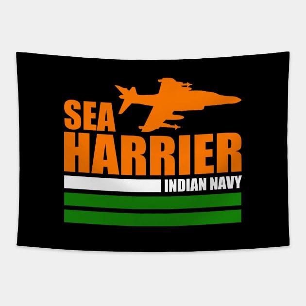 Indian Sea Harrier Tapestry by Firemission45