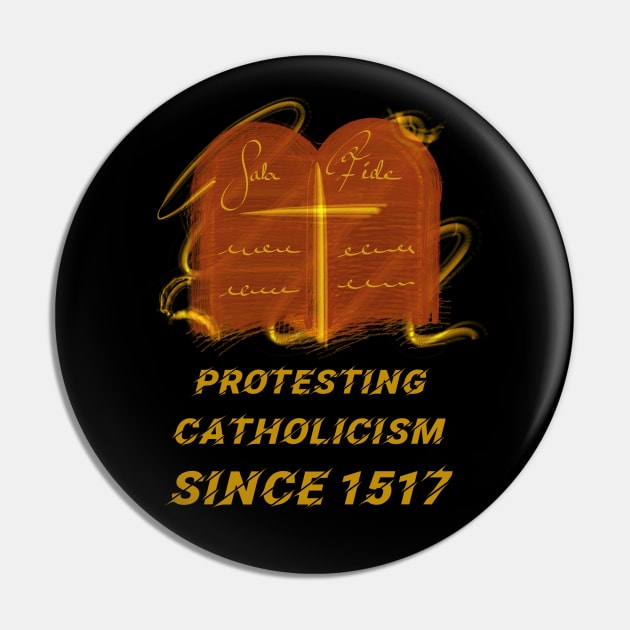 Protestant Sola Fide Pin by 77Fold