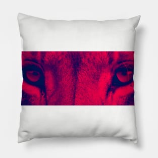 Lion Eyes (Red) Pillow