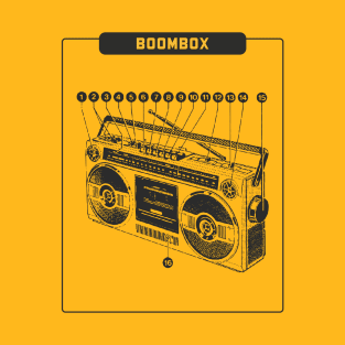 Old School BoomBox T-Shirt