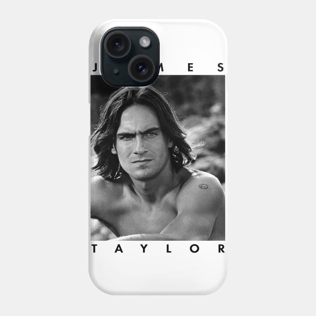 James Taylor - Portrait Phone Case by TheAnchovyman