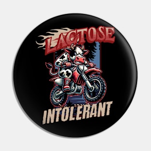 Lactose Intolerant Funny Cringy Gift For Friends T , Milk Free Lactose Tolerant, Meme Gen Z Teenager Allergy LMAO Pin