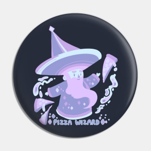 Pastel Pizza Wizard Pin