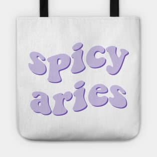 spicy aries Tote