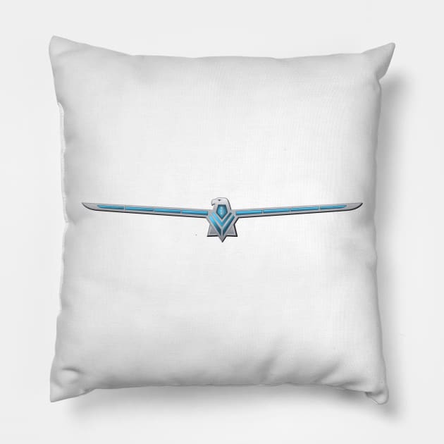 Thunderbird Emblem Pillow by PauHanaDesign