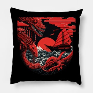 red dragon Pillow