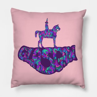 Glasgow Retro Design Pillow