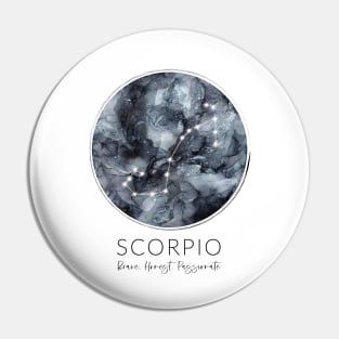 Scorpio Zodiac Moon Constellation Pin