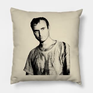 Phil Collins // Vintage Style Design Pillow