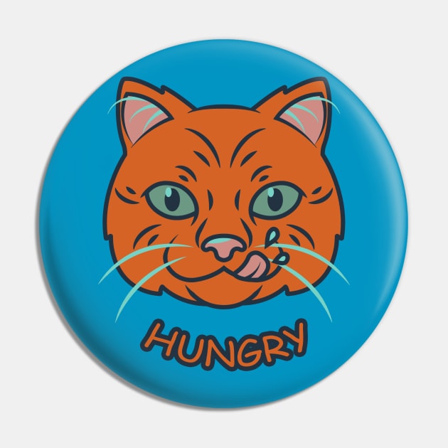 hungry orange cat Pin by dedecefu