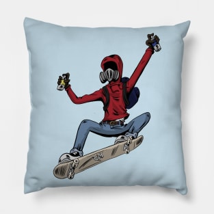 Graffiti Man Pillow