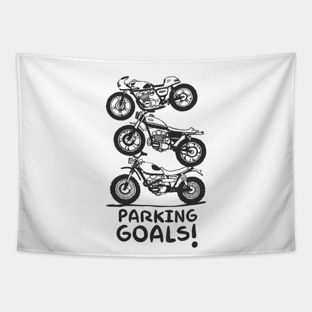 My Squad Parking Goals Tapestry by northernuts