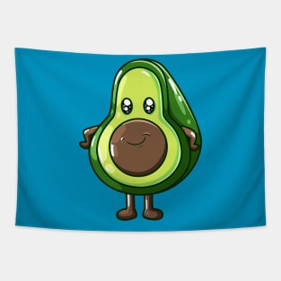 avocado cute illustration Tapestry