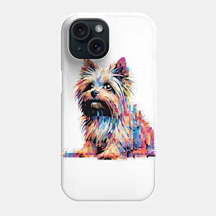 Yorkshire Terrier Dog Pet World Animal Lover Furry Friend Abstract Phone Case