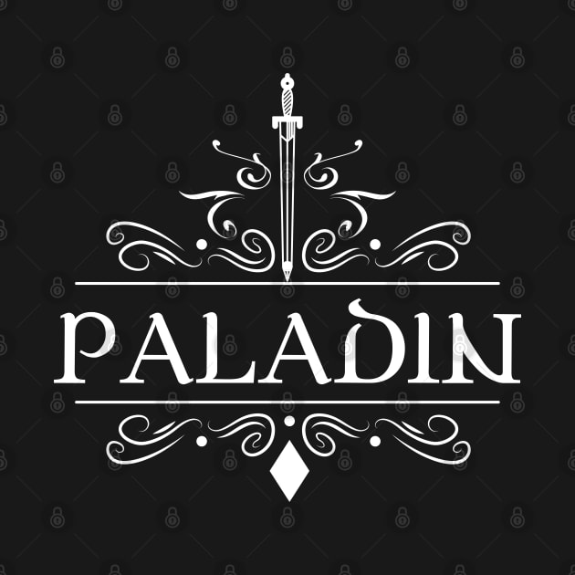 Paladin Character Class TRPG Tabletop RPG Gaming Addict by dungeonarmory