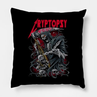 CRYPTOPSY MERCH VTG Pillow