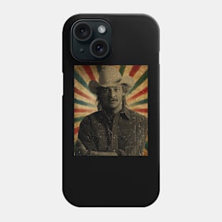 Alan Jackson - Photo Vintage Retro Look FanArt Phone Case