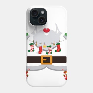 Exterminator Claus Santa Christmas Costume Pajama Phone Case