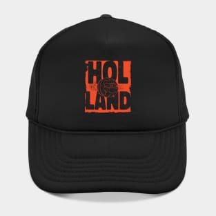 Vintage Holland Football Oranje Netherlands Hat
