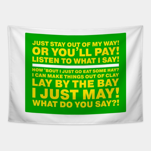 Happy Gilmore - Stay Out of My Way Tapestry by The90sMall