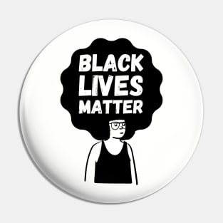 Black Lives Matter Woman Pin