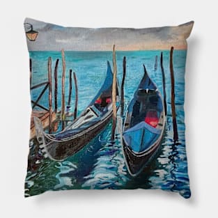 two boats Pillow