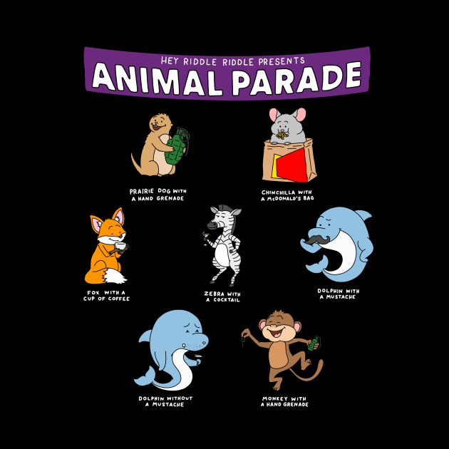 Animal Parade #2 by Hey Riddle Riddle