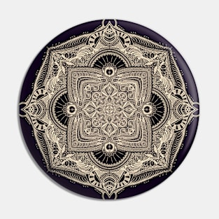 Mandala 04 (Dark Edition) Pin