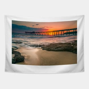 Catherine Hill Bay sunrise Tapestry