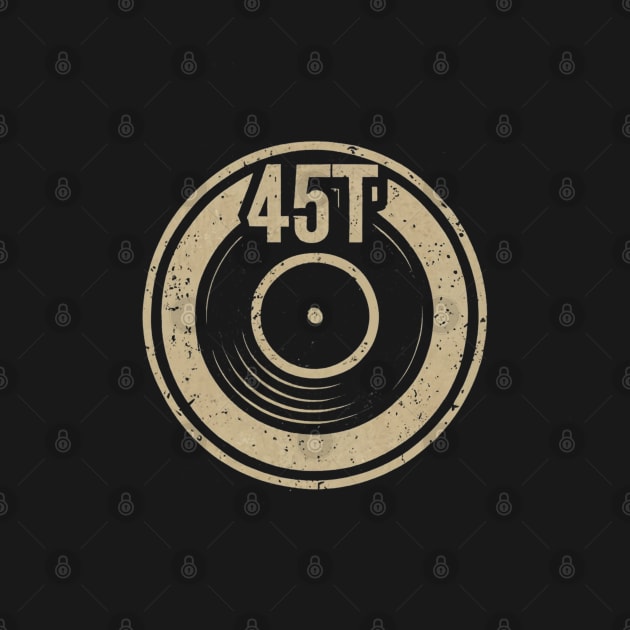 45 Record Adapter (Distressed) by Aldrvnd