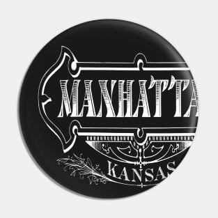 Vintage Manhattan, KS Pin