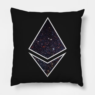 Ethereum Galaxy stars Pillow