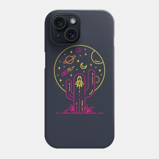 Rocket Journey Into Space 2 Phone Case