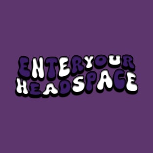 Enter Your Headspace Wavy (purple) T-Shirt