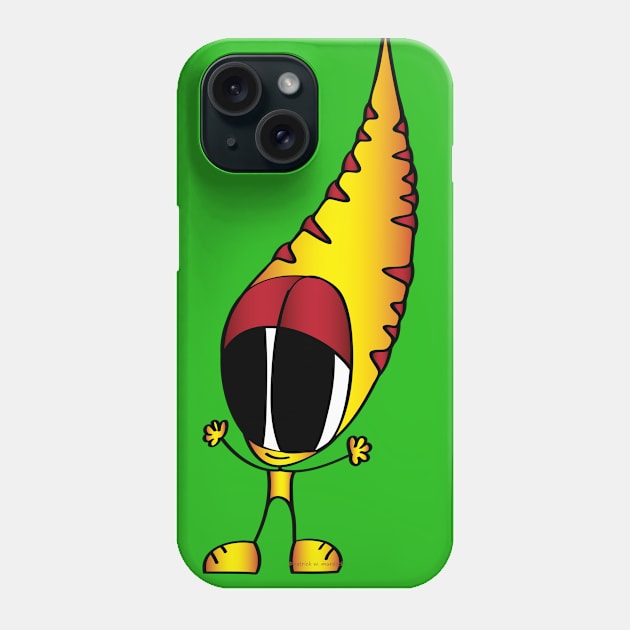 Funny Cartoon Character Phone Case by Patrick's Cartoons