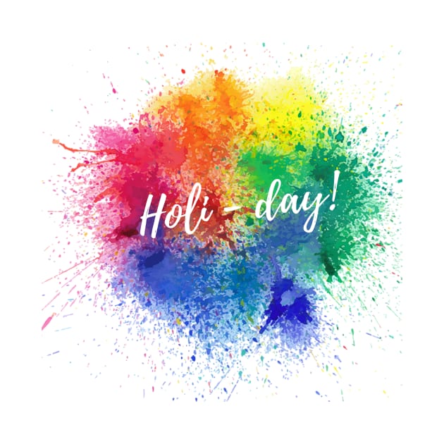 Holi day trendy holi festival by HariniArts