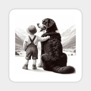 Bernese mountain dog Magnet